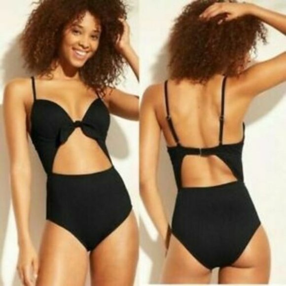 32B Shade & Shore NWT Monokini Swimsuit - Picture 1 of 5